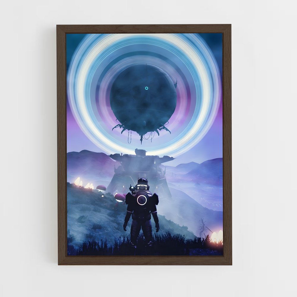 Poster Contact Intergalactique – affiche No man sky (vue 5)